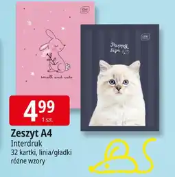 E.Leclerc Zeszyt a4/32k. gładki Interdruk oferta