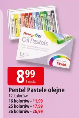 E.Leclerc Pastele olejne 36 kolorów Pentel oferta