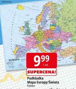 E.Leclerc Podkładka mapa świata Famex oferta