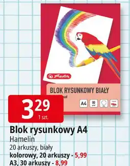 E.Leclerc Blok rysunkowy a3/30 biały Herlitz oferta