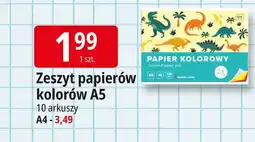 E.Leclerc Zeszyt papierów kolorowych a4/10 Interdruk oferta