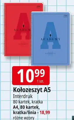 E.Leclerc Kołozeszyt a4/80 k linia Interdruk oferta