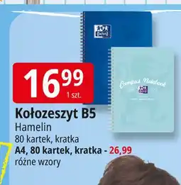 E.Leclerc Kołozeszyt a4/80k kratka Oxford oferta
