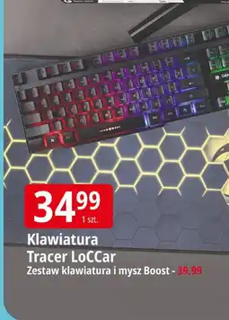 E.Leclerc Zestaw bezprzewodowy klawiatura + mysz booster Tracer oferta