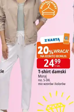 E.Leclerc T-shirt damski s-3xl Moraj oferta