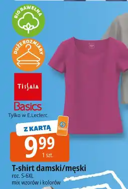 E.Leclerc T-shirt męski s-6xl Tissaia Basics oferta