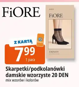 E.Leclerc Podkolanówki wzorzyste 20 den Fiore oferta