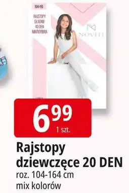 E.Leclerc Rajstopy dziewczęce 20 den 104-164 cm Noviti oferta