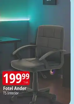 E.Leclerc Fotel ander czarny Ts Interior oferta