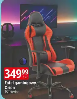 E.Leclerc Fotel orion czarno-czerwony Ts Interior oferta