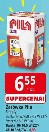 E.Leclerc Żarówka gu10 4.7w Pila oferta