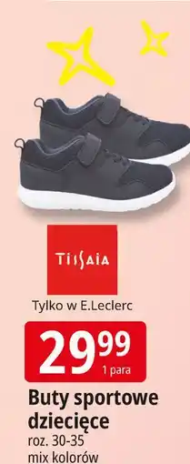 E.Leclerc Buty sportowe dziecięce rozm. 30-35 Tissaia oferta