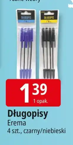 E.Leclerc Długopis crown niebieski Erema oferta