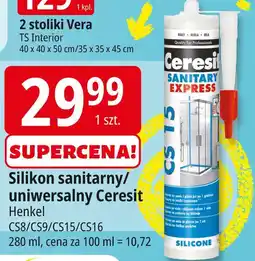 E.Leclerc Silikon neutralny cs16 Ceresit oferta