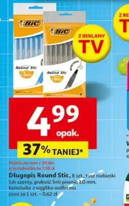 Auchan Długopis Round Stic Bic oferta