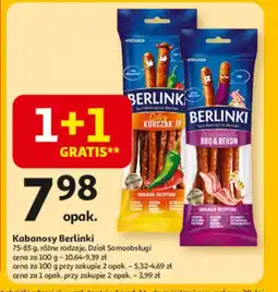 Auchan Kabanosy Berlinki oferta