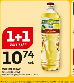Auchan Olej rzepakowy Wielkopolski oferta