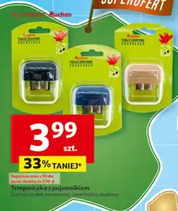 Auchan Temperówka z pojemnikiem oferta