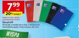 Auchan Zeszyt A5 oferta