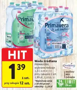 Intermarche Woda źródlana oferta