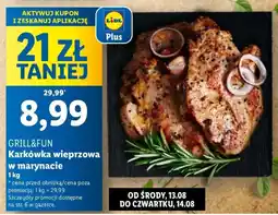 Lidl Karkówka wieprzowa w marynacie Grill&Fun oferta