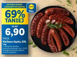 Lidl Kiełbasa śląska XXL Pikok oferta