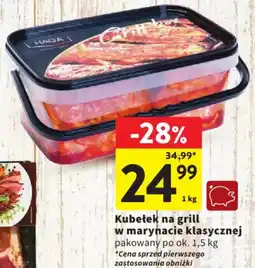 Intermarche Kubetek na grill w marynacie klasycznej oferta