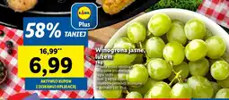 Lidl Winogrona jasne 1 kg Lidl oferta