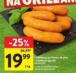 Intermarche Kiełbasa grillowa ekstra/Kiełbasa gazdy oferta