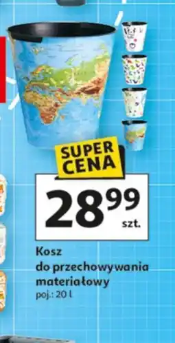 Auchan Kosz do przechowywania materiałowy oferta