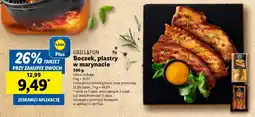 Lidl Boczek - plastry w marynacie Grill&Fun oferta