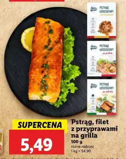 Lidl Pstrąg - filet z przyprawami na grilla Lidl oferta