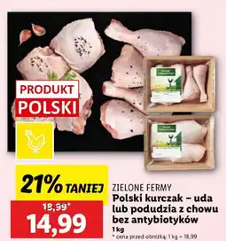 Lidl Polski kurczak - uda / podudzia z chowu bez antybiotyków Zielone Fermy oferta