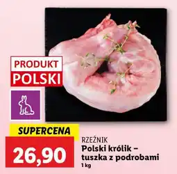 Lidl Polski królik - tuszka z podrobami Rzeźnik oferta