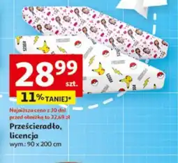 Auchan Prześcieradło, licencja oferta