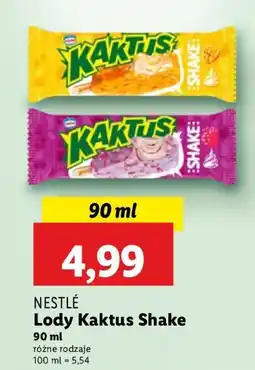 Lidl Lody Kaktus Shake Nestlé oferta