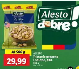 Lidl Pistacje prażone i solone XXL Alesto oferta