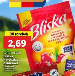 Lidl Herbata owocowa Bliska Lord Nelson oferta