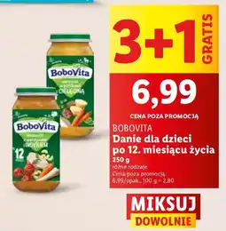 Lidl Danie dla dzieci po 12. miesiącu życia BoboVita oferta