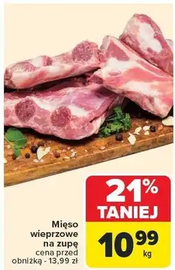 Carrefour Market Mięso wieprzowe na zupę Carrefour Market oferta
