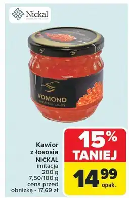 Carrefour Market Kawior z łososia NICKAL oferta