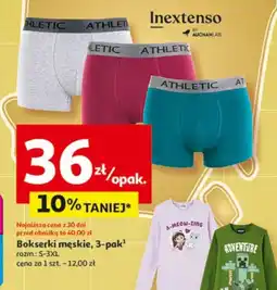 Auchan Bokserki męskie Inextenso oferta