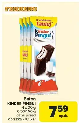 Carrefour Market Baton Kinder Pingui Ferrero oferta