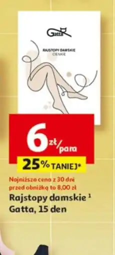 Auchan Rajstopy damskie Gatta oferta