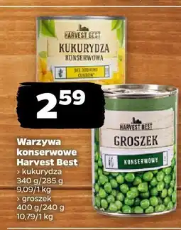 Netto Warzywa konserwowe: kukurydza Harvest Best oferta