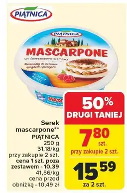 Carrefour Market Serek mascarpone Piątnica oferta