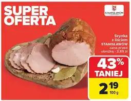 Carrefour Market Szynka z liściem Stanisławów oferta