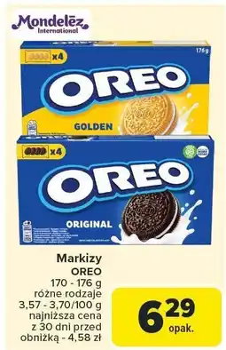 Carrefour Market Markizy Oreo Original, Golden oferta