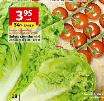 Auchan Sałata rzymska mini oferta