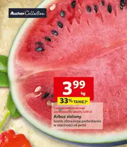 Auchan Arbuz zielony oferta